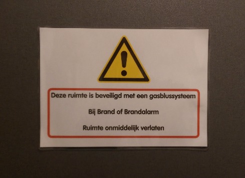 Brandveiligheid serverruimte
